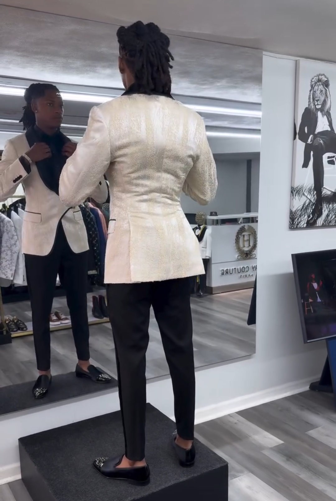 Ivory Paisley Tuxedo