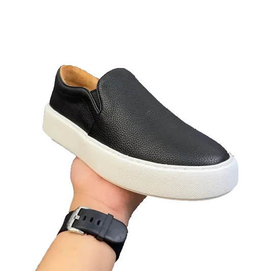 Soft Leather Casual Men's Sneakers