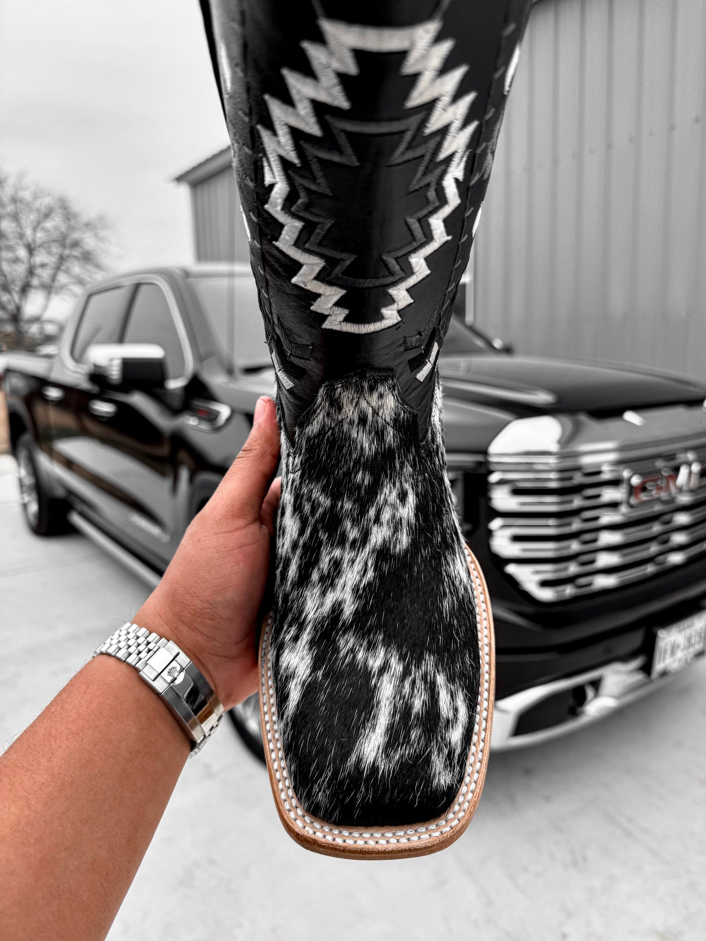 Genuine Cowhide Boots