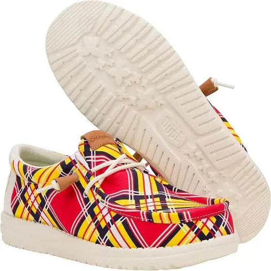 CaddyShack Men's Size 10 Wally Plaid Slip-On Shoes