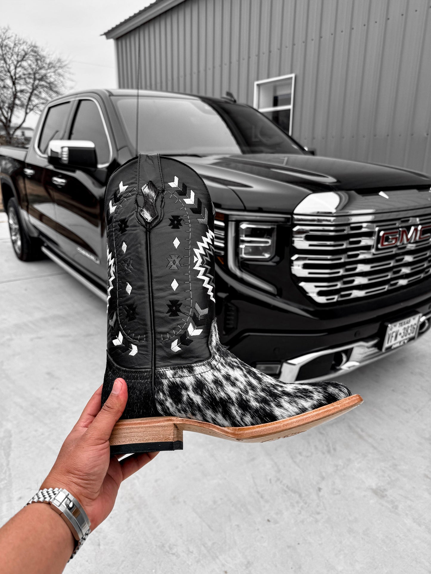 Genuine Cowhide Boots