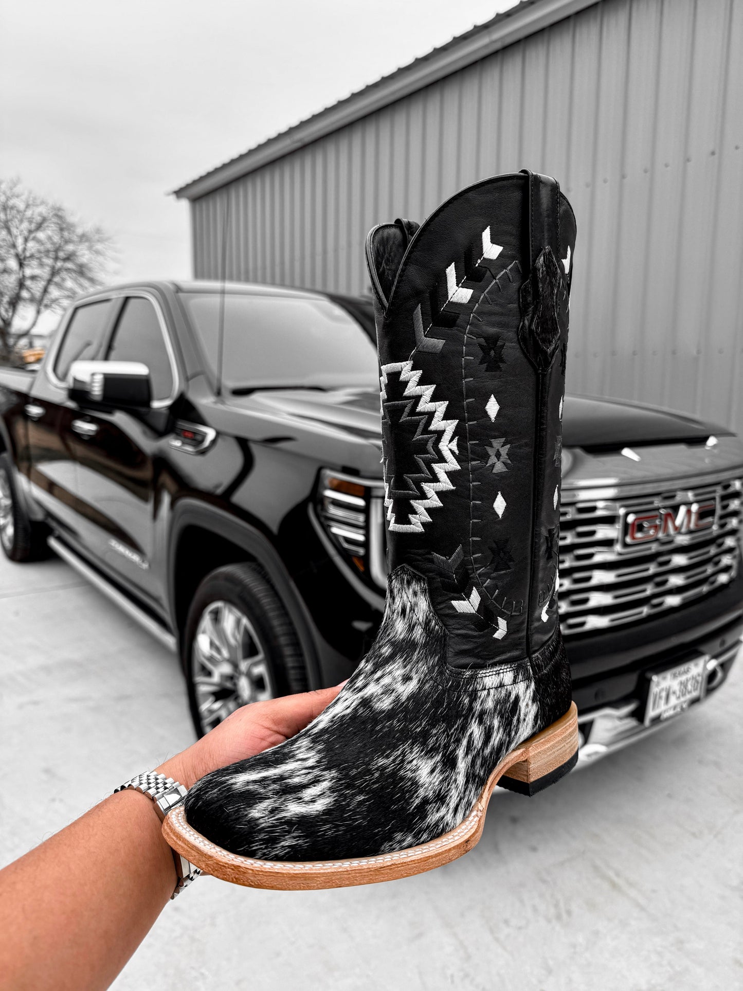 Genuine Cowhide Boots