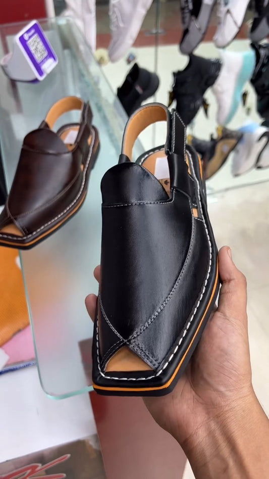 Men's natural deerskin sandals