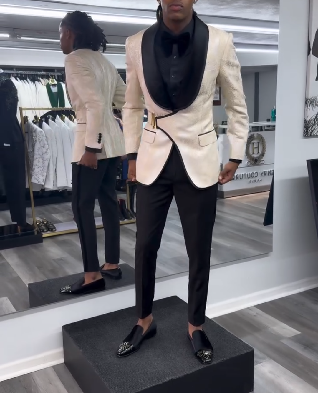 Ivory Paisley Tuxedo