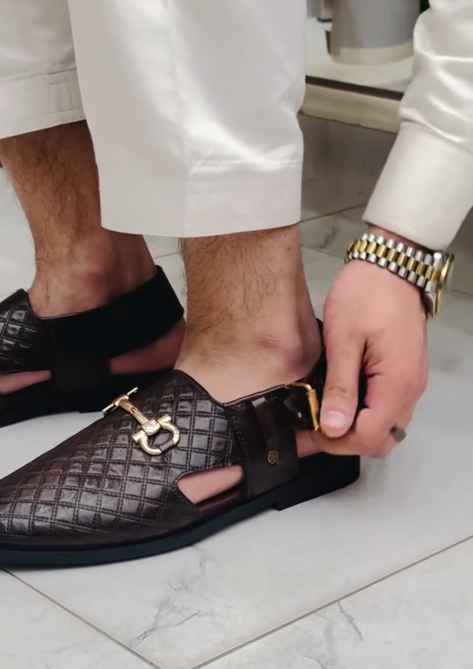 Premium soft leather casual slippers