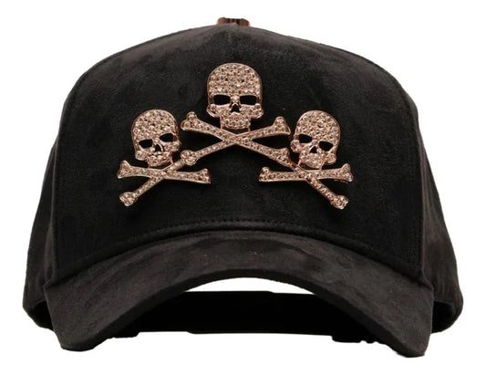 Rose Gold Skull Cap
