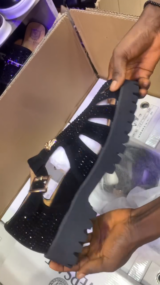 Luxury Fashion Rhinestone Sandals