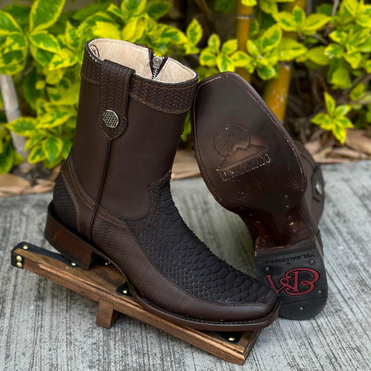 Men's Vintage Python Leather Cowboy Boots