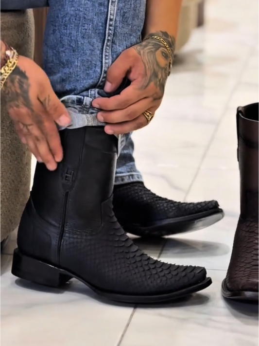 Classic Python Cowboy Boots