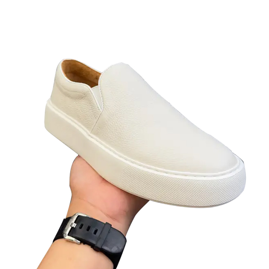Soft Leather Casual Men's Sneakers
